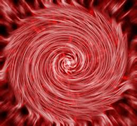 Red Whirlpool Beam